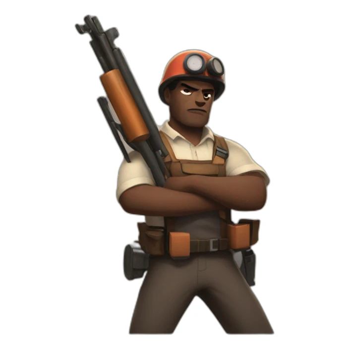 Heavy Weapons Guy from Team Fortress 2 sticker