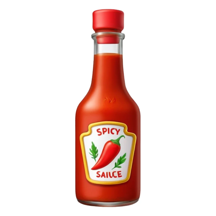 Hot sauce sticker