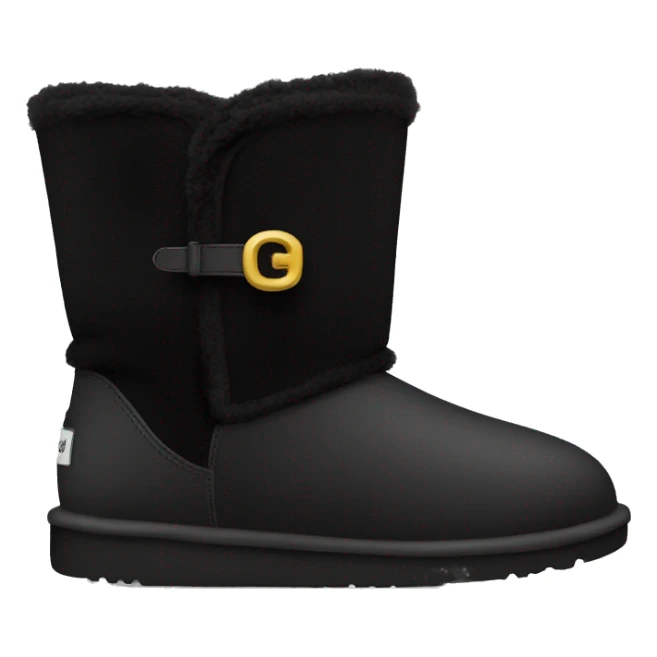 Black ugg boots sticker
