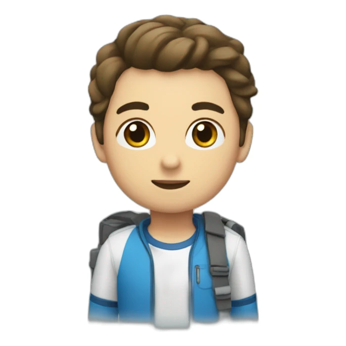 Pitufina azul sticker