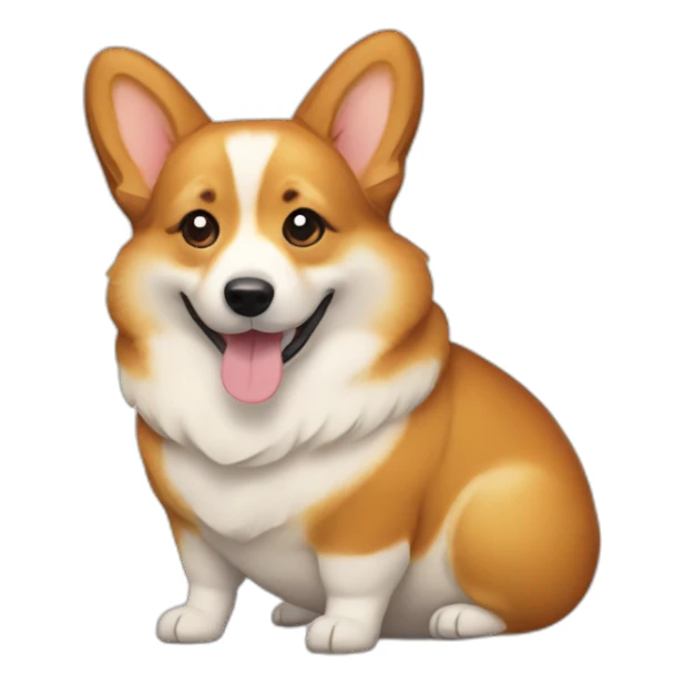 corgi shaped like a loaf of bread sticker