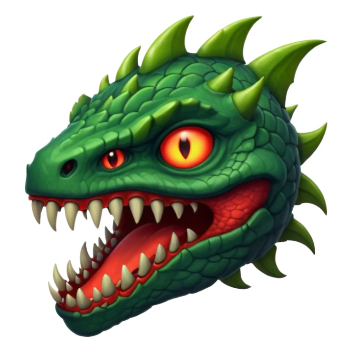 A very big scary monster sticker