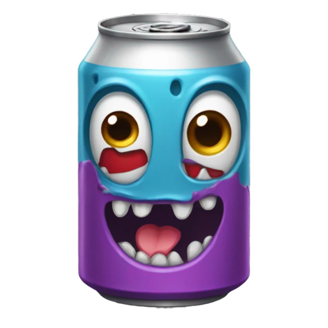 canette de boisson monster sticker