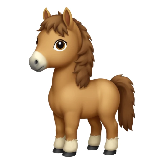 a baby horse sticker