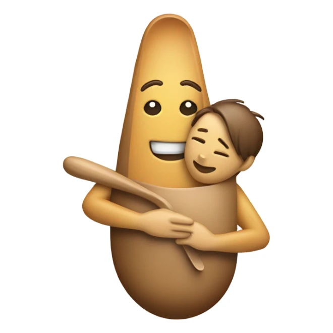 Giant spooning with someone sticker