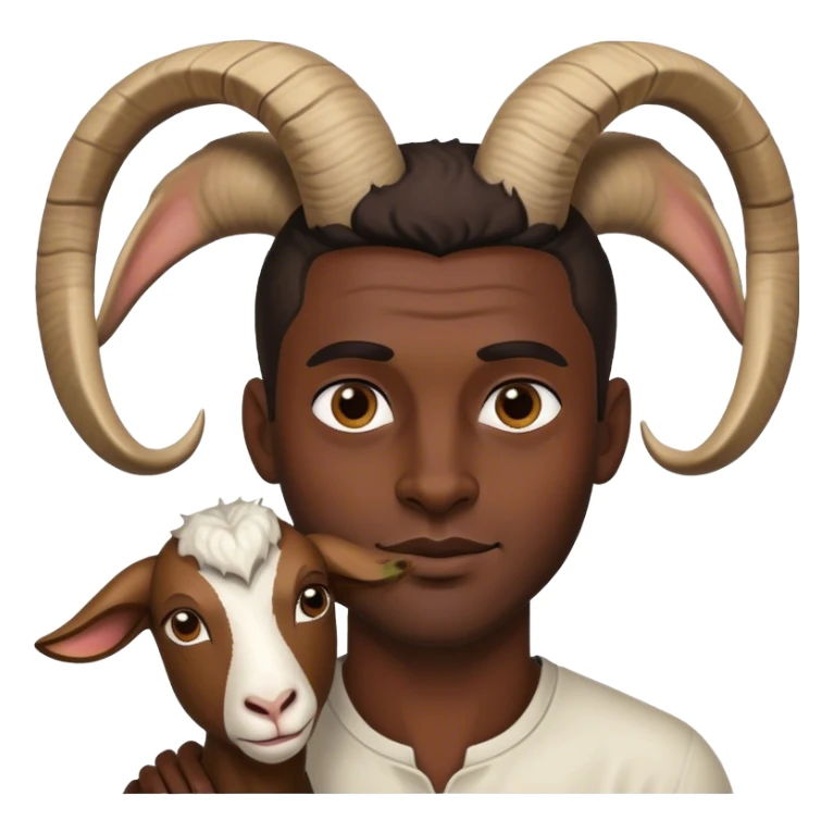 Kyrie Irving mixed with goat sticker