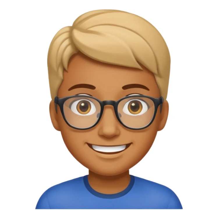 Glasses-Wearing Heroe sticker