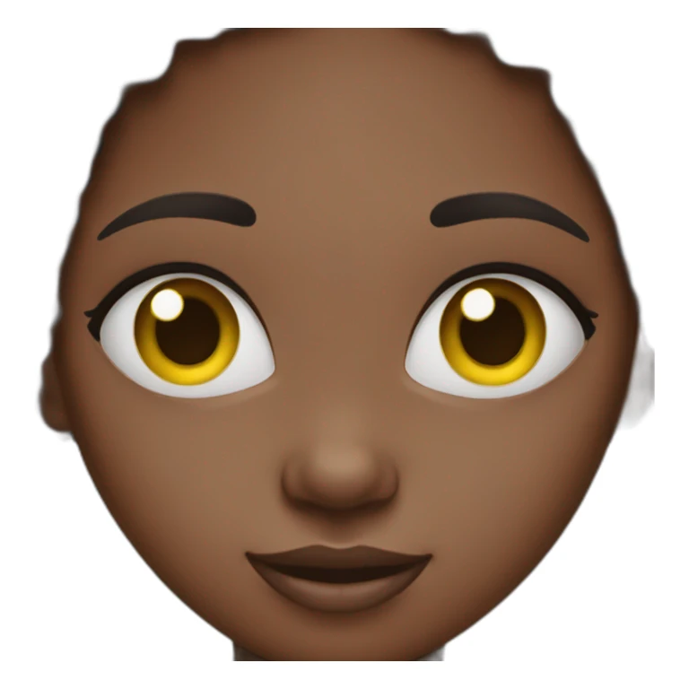 african girl sticker