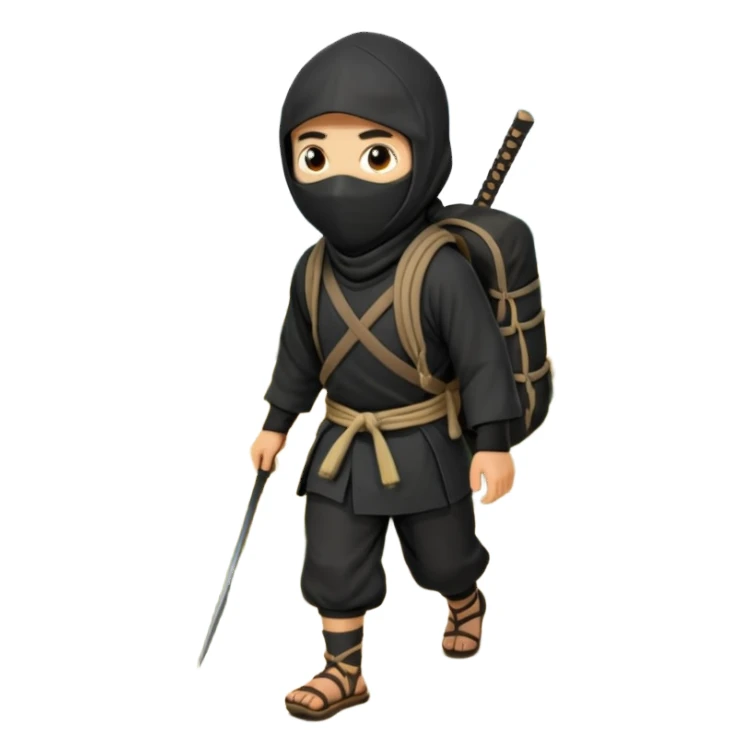 Ninja camino santiago sticker