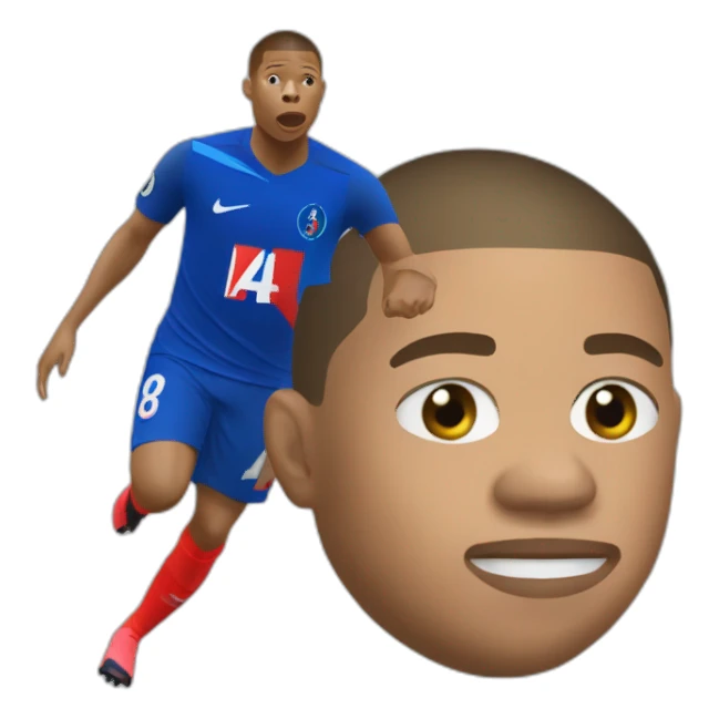Mbappe mange de la semoule sticker