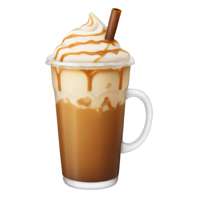 iced caramel latte sticker