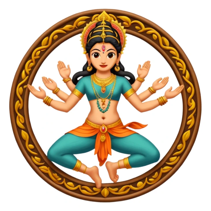 Gowri Manohara Hey Nataraja sticker