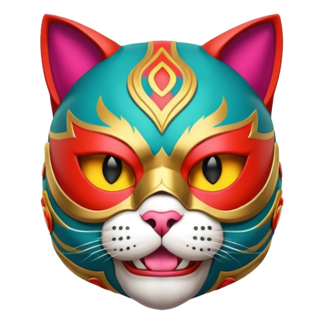 Gato luchador sticker