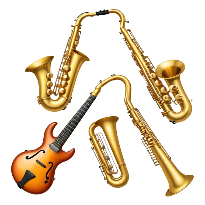 Musical instruments sticker