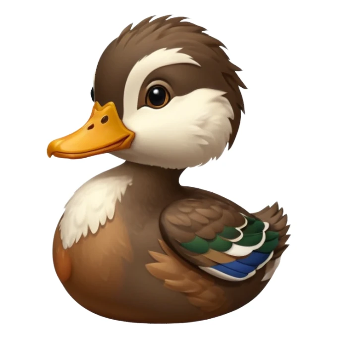 baby Mallard duck sticker