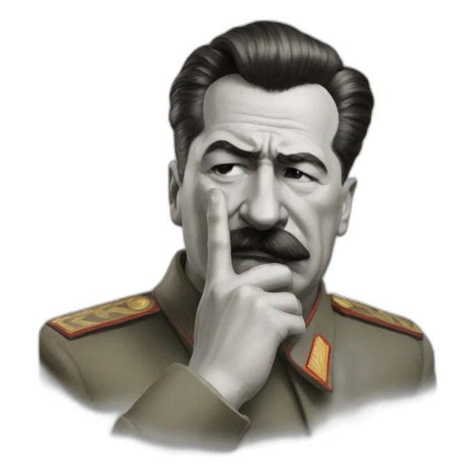 Stalin facepalm sticker