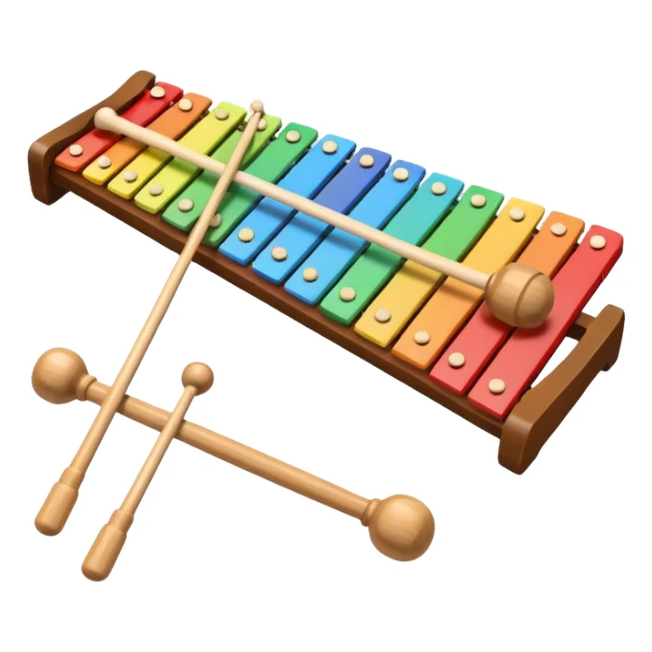 Xylophone instrument sticker
