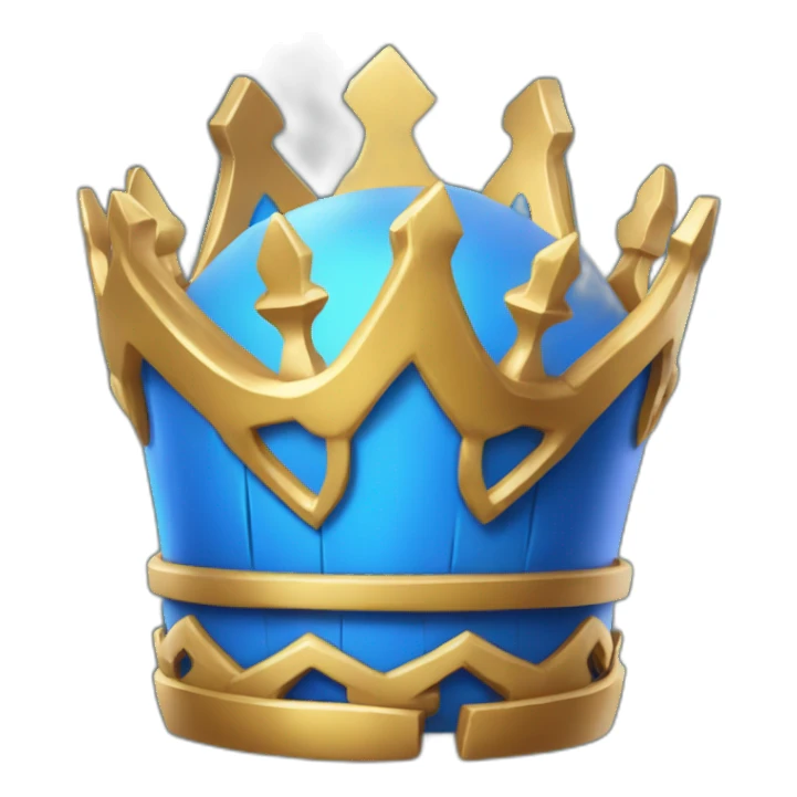 Couronne bleu clash royale sticker