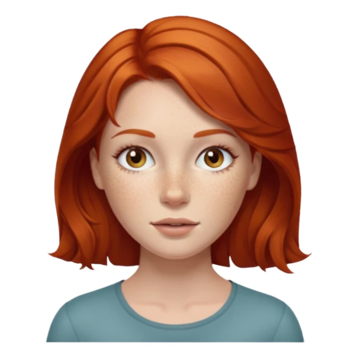 Reina pelirroja sticker