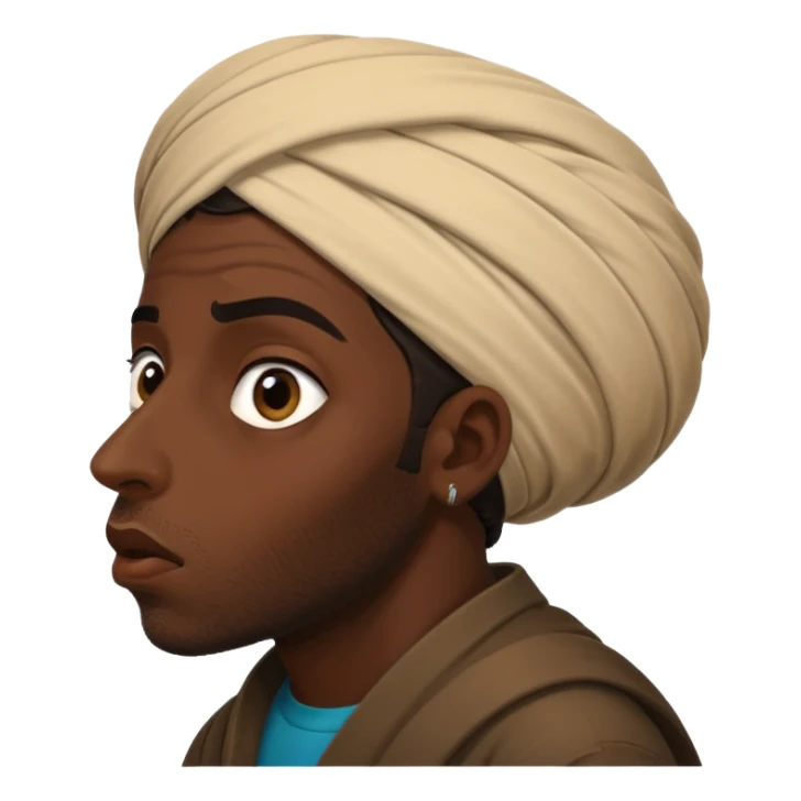 fleeing Iranians, in profile sticker