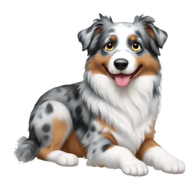 Blue Merle Australian shepherd  sticker