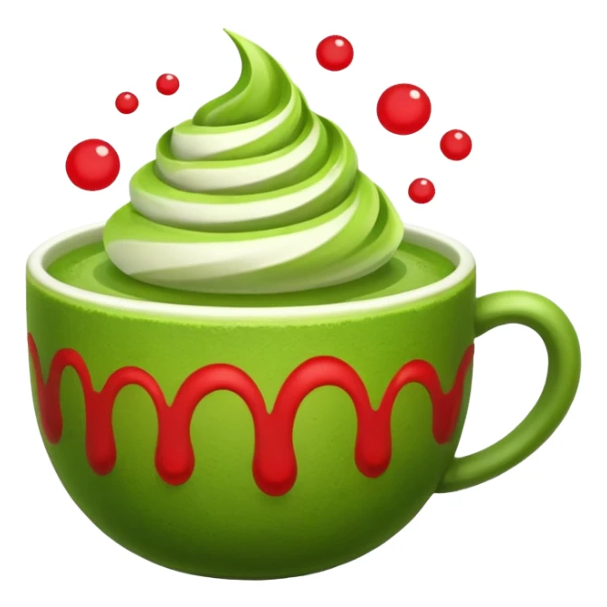 Make a matcha red sticker