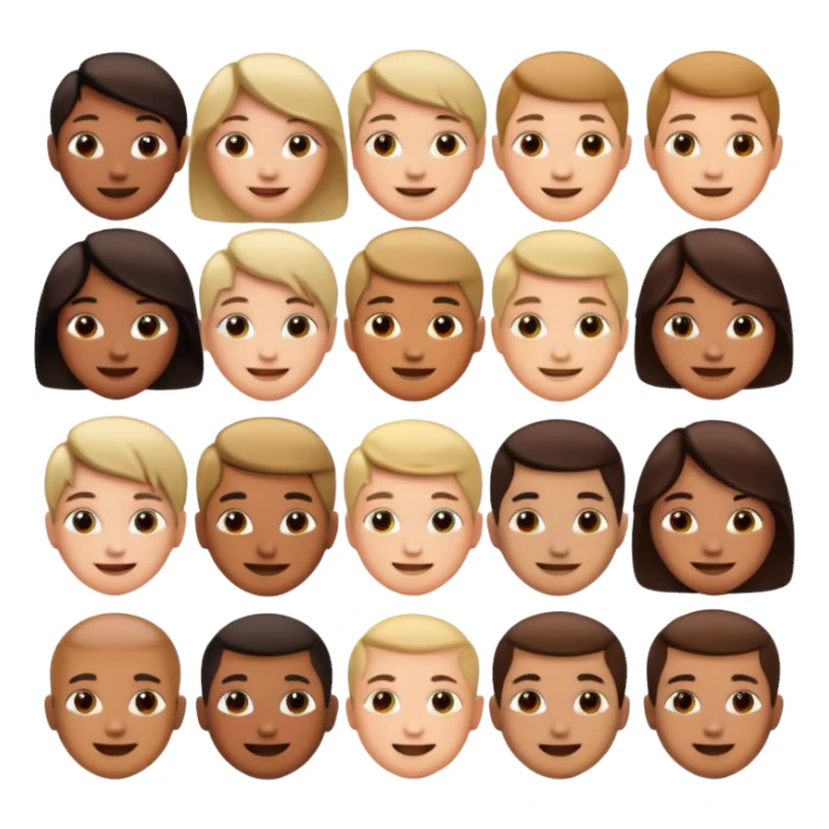 people haeds sticker