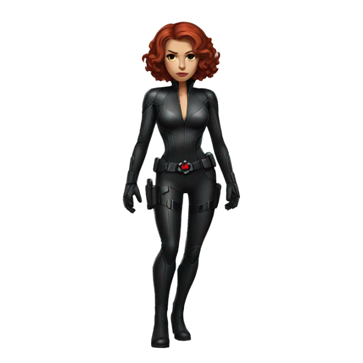 black widow marvel full body sticker