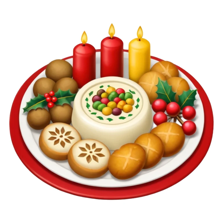 romanian christmas food sticker