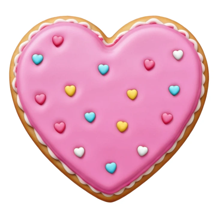 an aesthetic pink  christmas cookie sticker