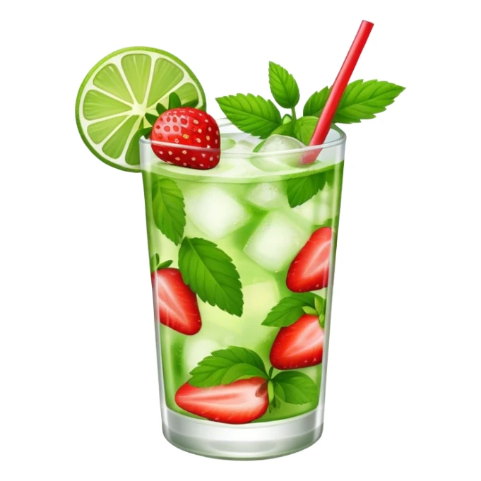 Mojito strawberr sticker