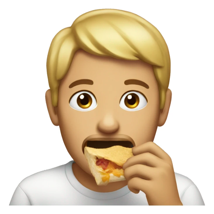 kaisser comiendo  sticker