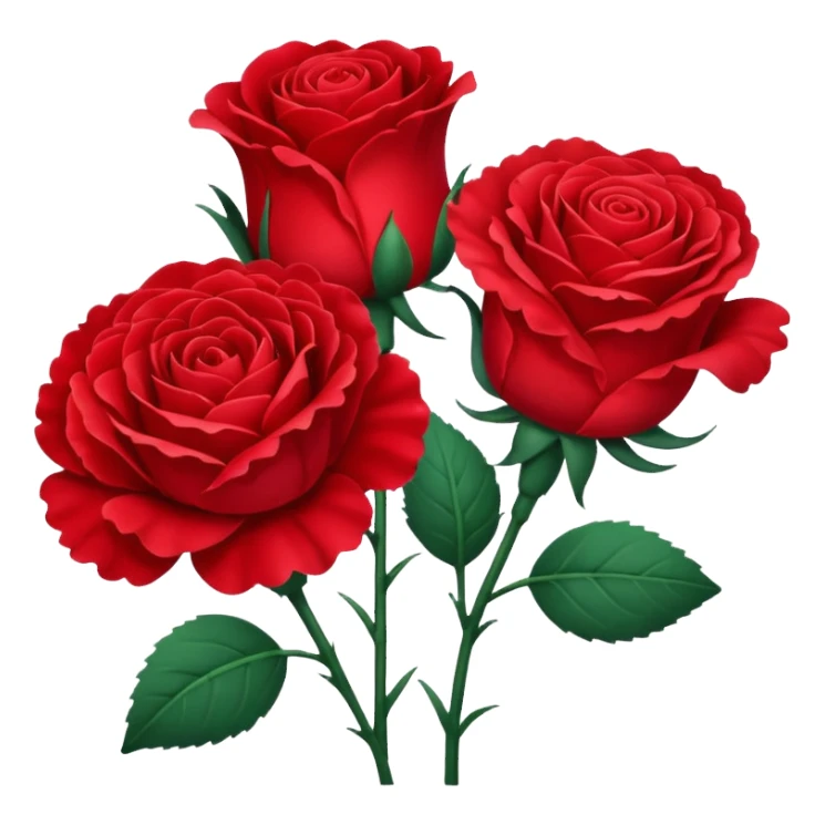 carnation and rose sticker