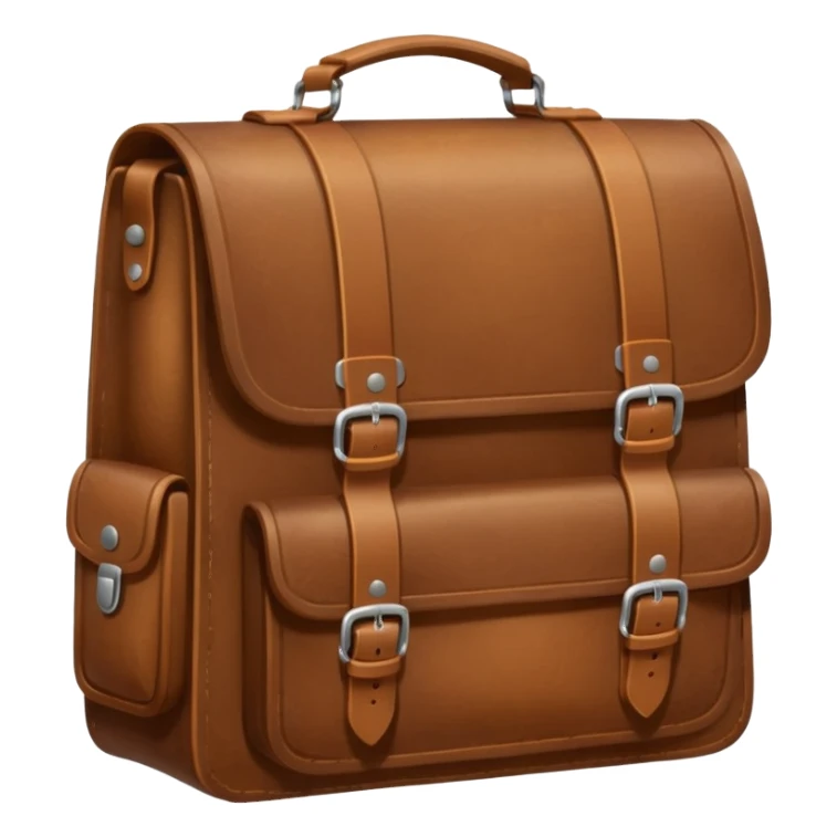 brown school bag sticker