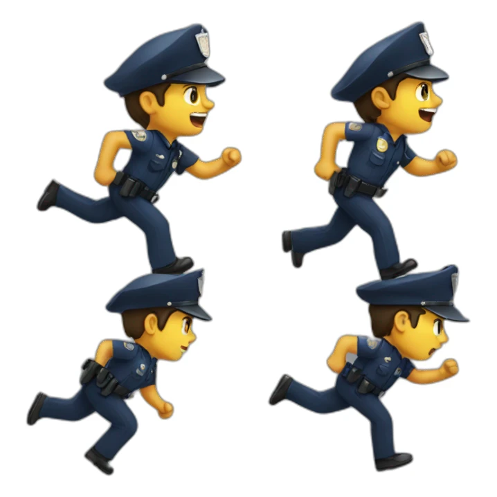 Police run sticker