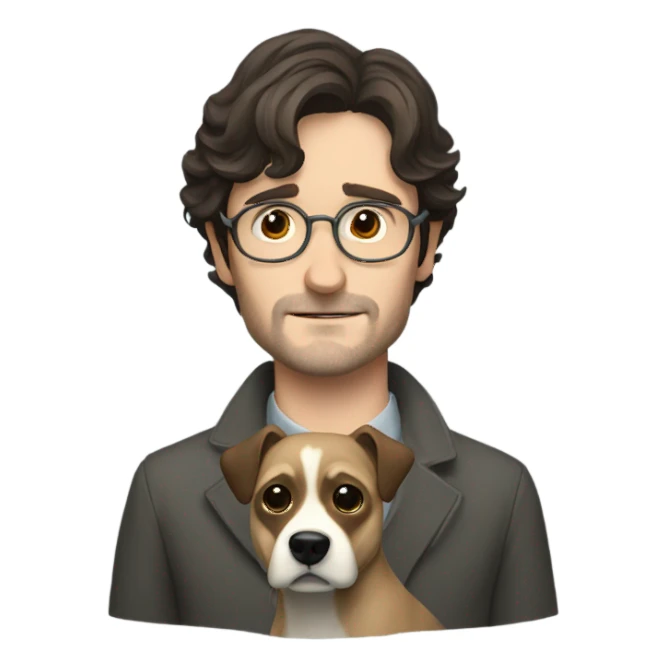 Will Graham as dog sticker