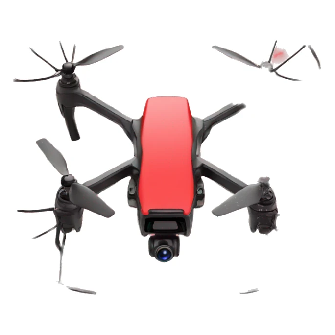 Fpv drone red color sticker