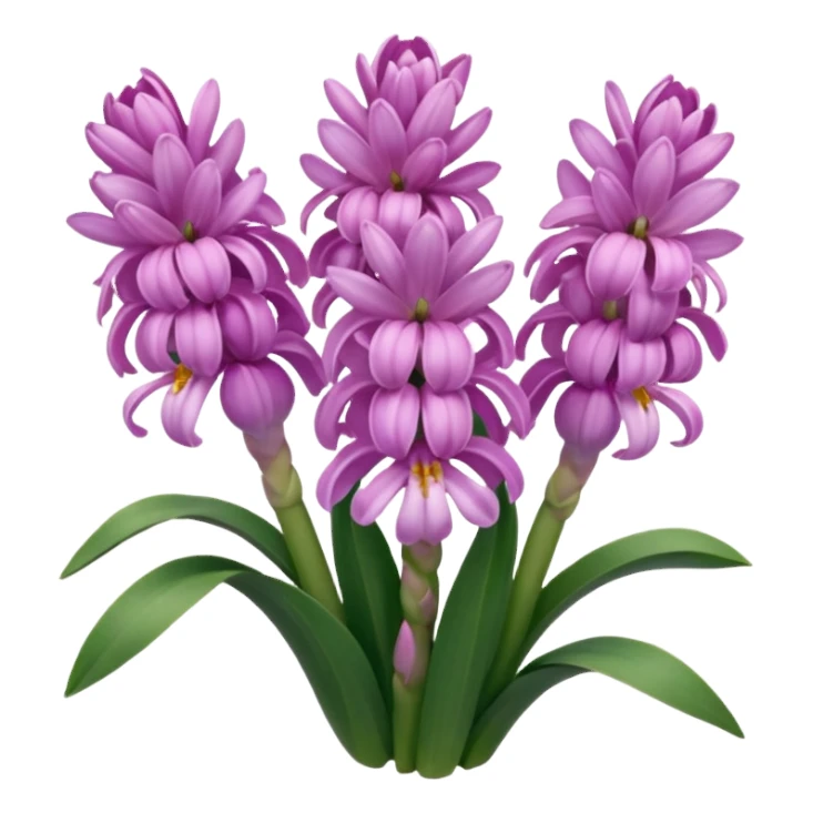 a light margenta  Hyacinth sticker