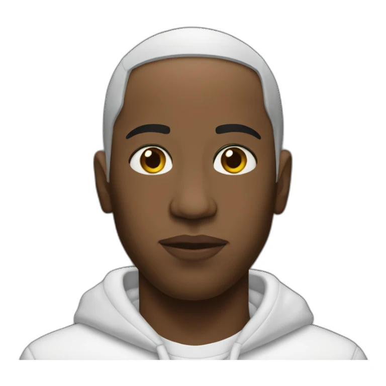 black eminem sticker