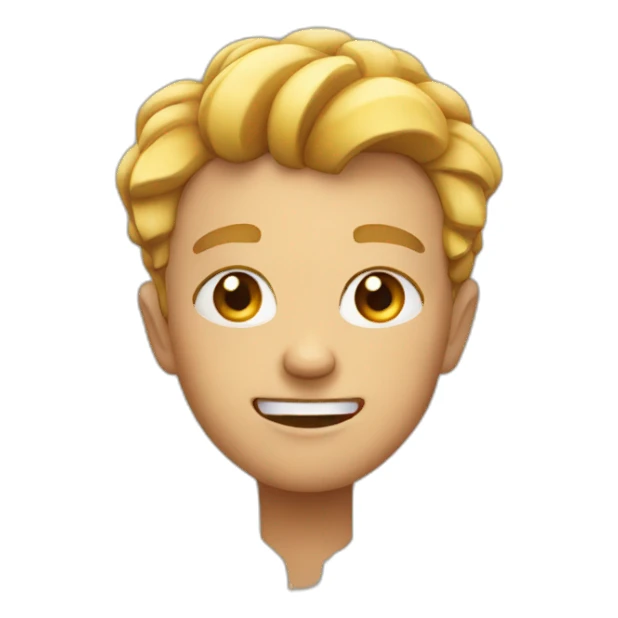 Embarrassment with a smile sticker