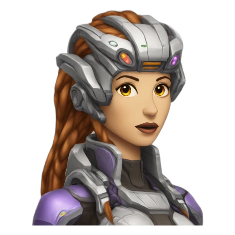 sarah kerrigan from starcraft  sticker
