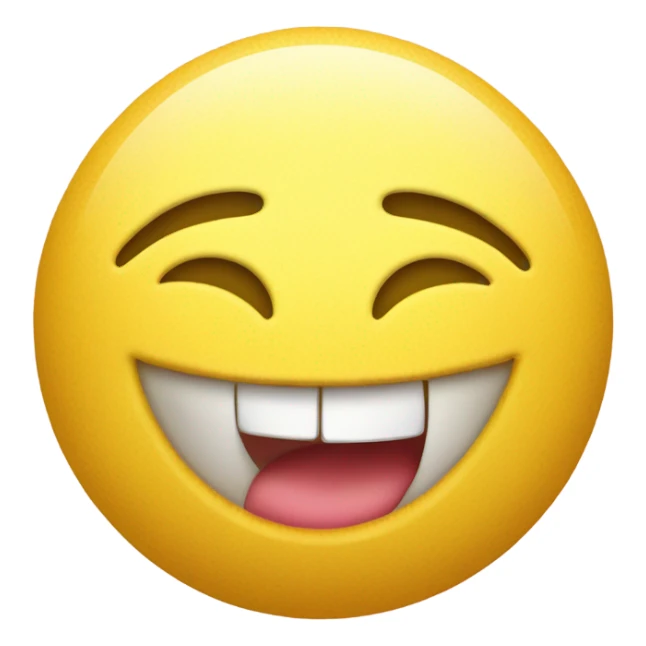 smiling smile ball sticker