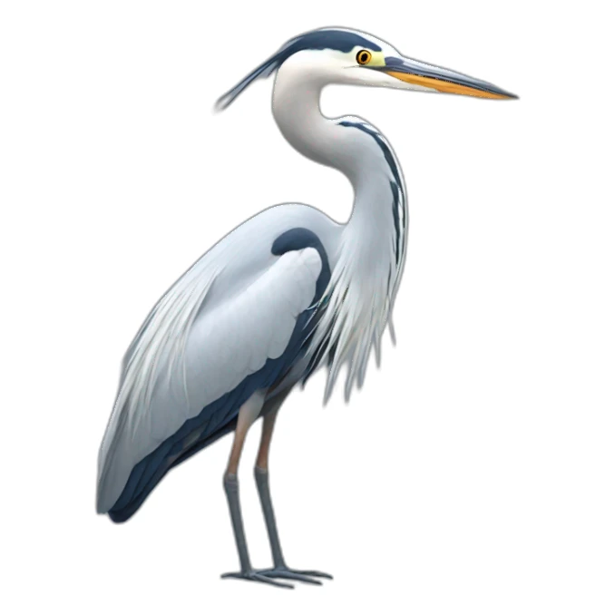 un heron sticker