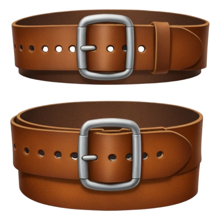 hand holding belt sticker