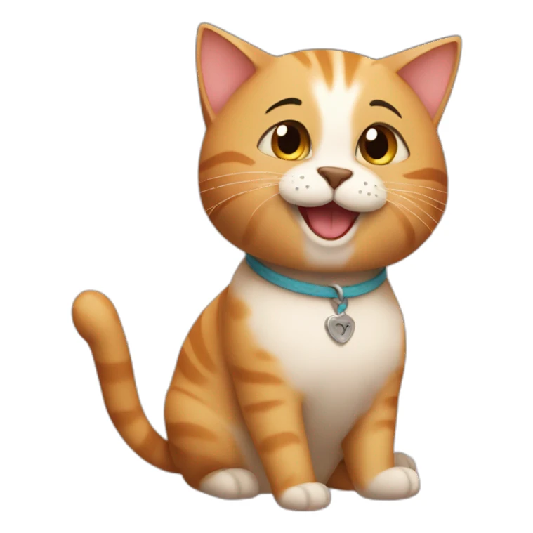 cats celebrating their 9 year anniversary sticker