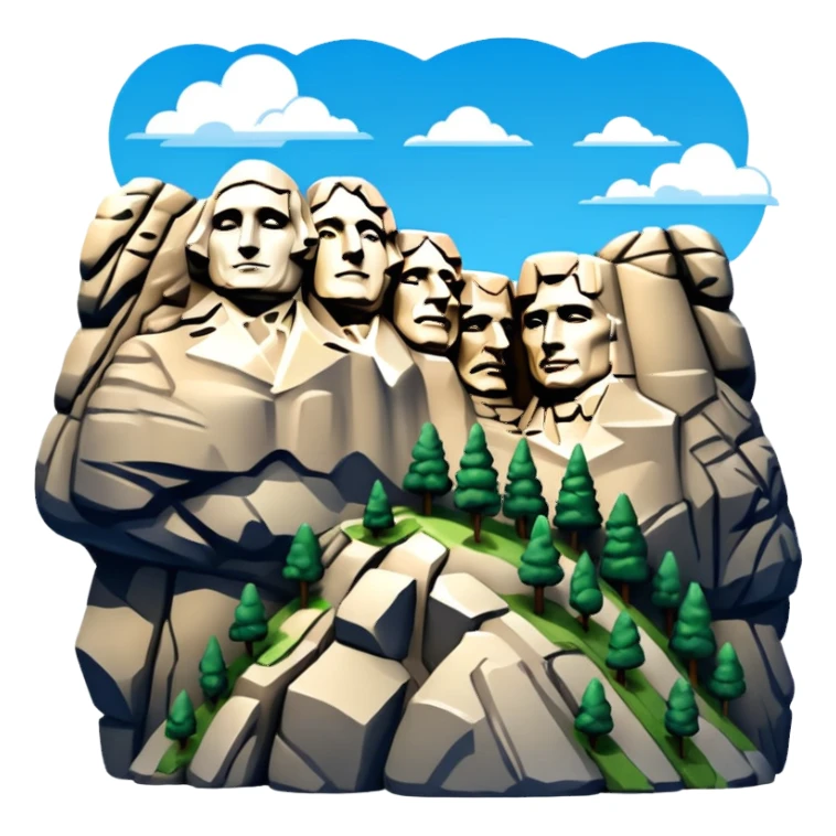 Mount Rushmore sticker