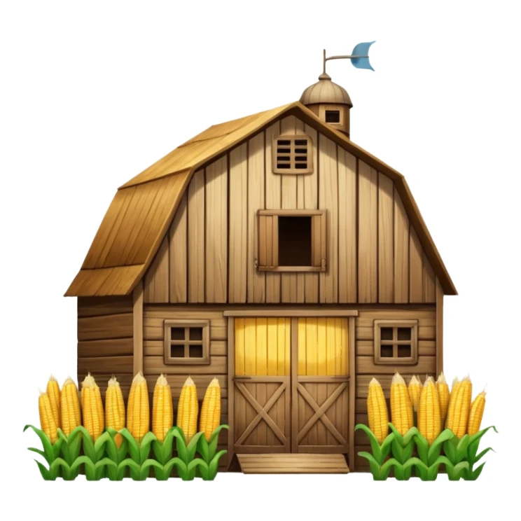 Corn barn sticker