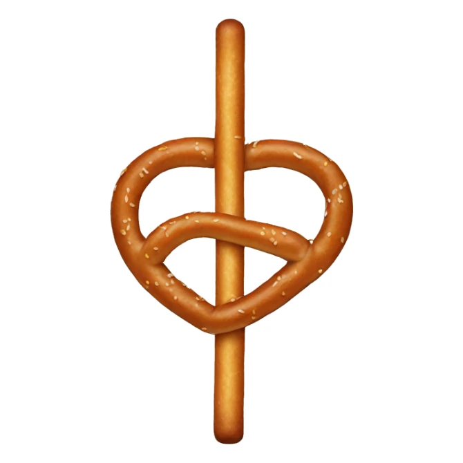 pretzel stick sticker