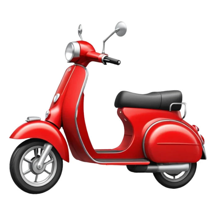 red scooter sticker