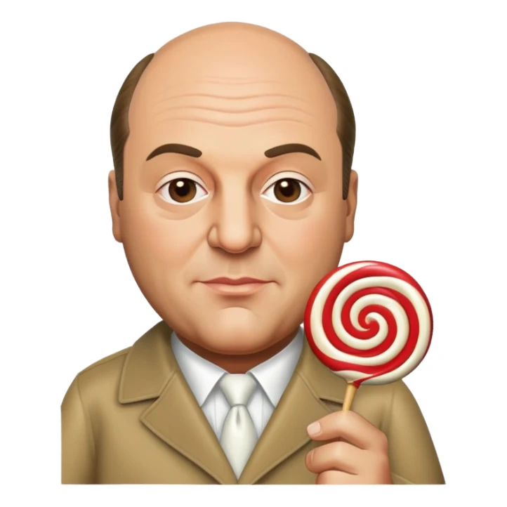Tony Soprano with lollipop  sticker